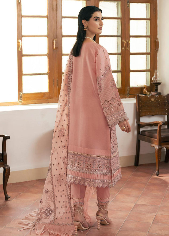 Baroque Embroidered Lawn Suits Unstitched 3 Piece BQ23ES BQU-SL11-D08 - Summer Collection