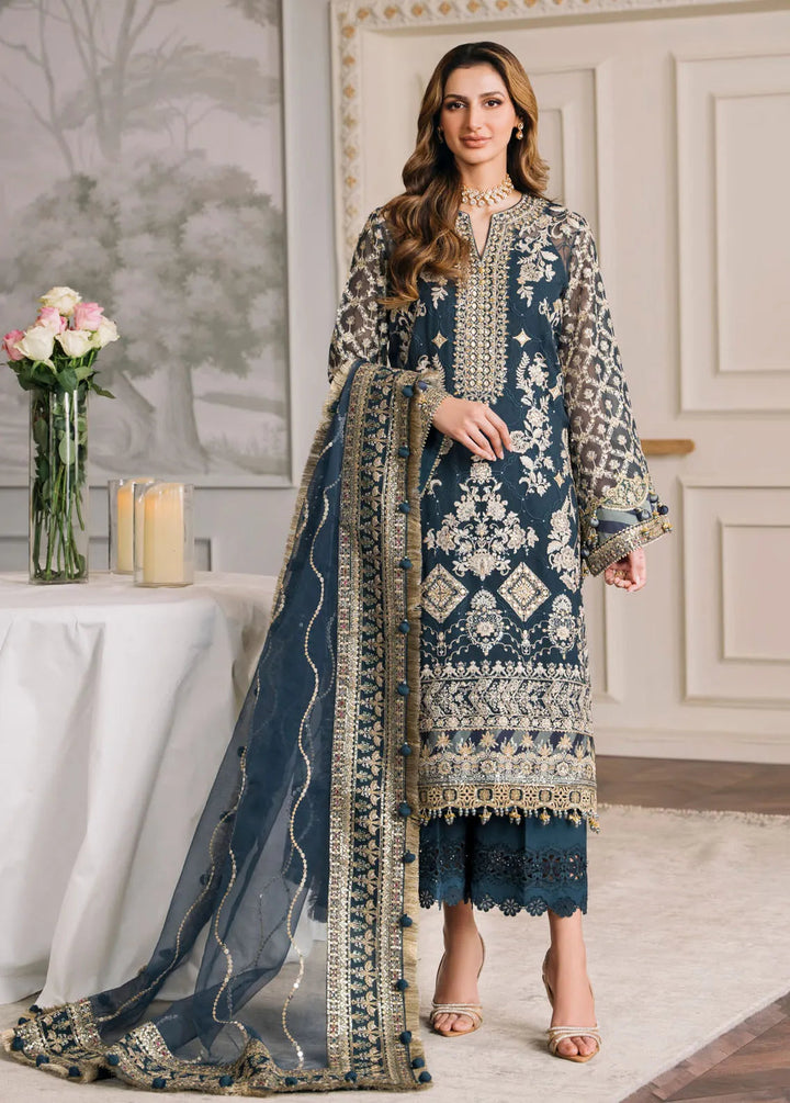 Baroque Pret Embroidered Chiffon 3 Piece Suit EC 01