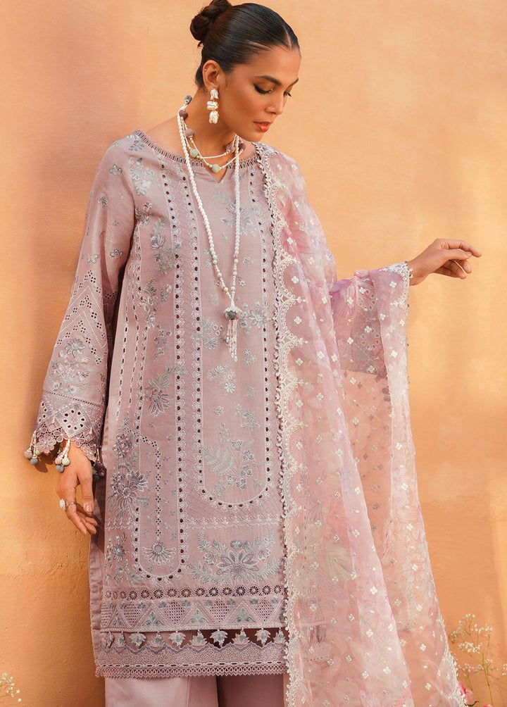 Baroque Embroidered Lawn Suits Unstitched 3 Piece BQ23-SL10 SL10-D01 - Summer Collection