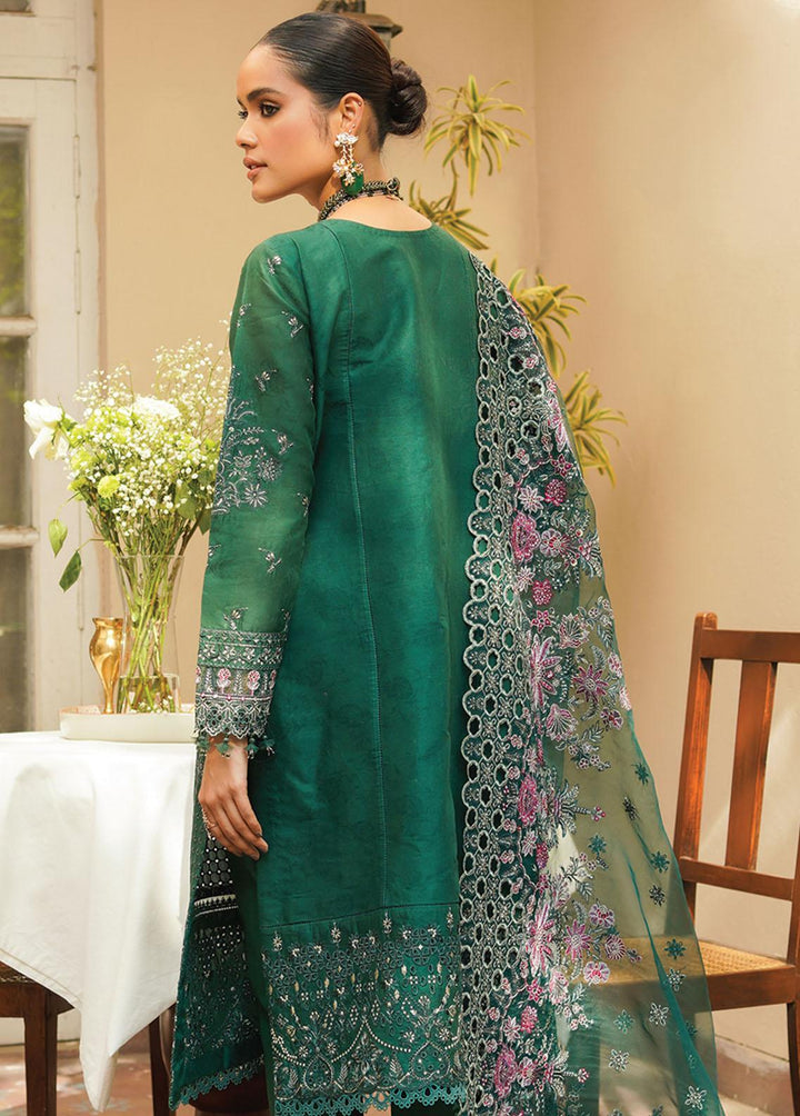 Baroque Embroidered Lawn Suits Unstitched 3 Piece BQ23-SL10 SL10-D02 - Summer Collection