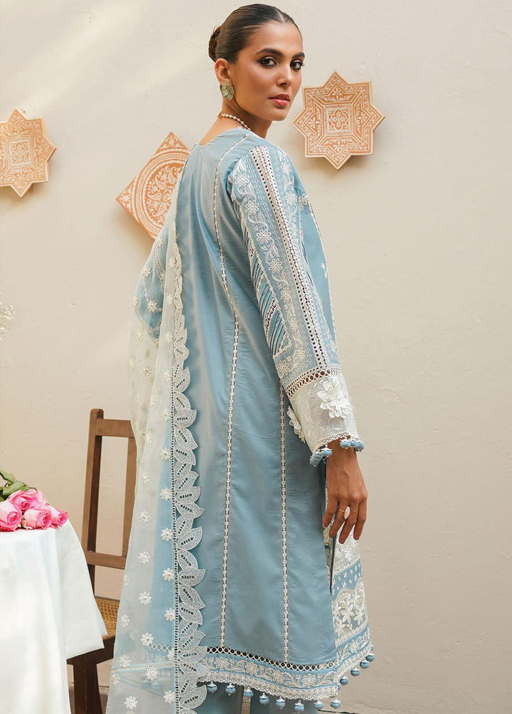 Baroque Embroidered Lawn Suits Unstitched 3 Piece BQ23-SL10 SL10-D03 - Summer Collection