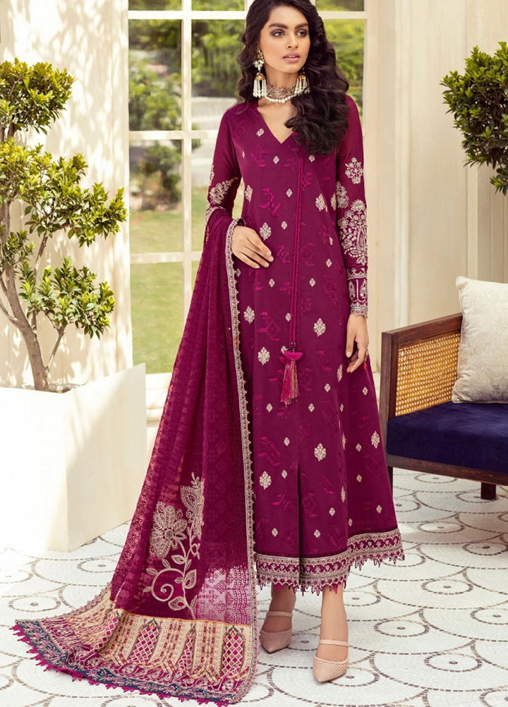 Sunheri Eid By Baroque Embroidered Lawn Suits Unstitched 3 Piece BQ21SE 04 Diba - Summer Collection