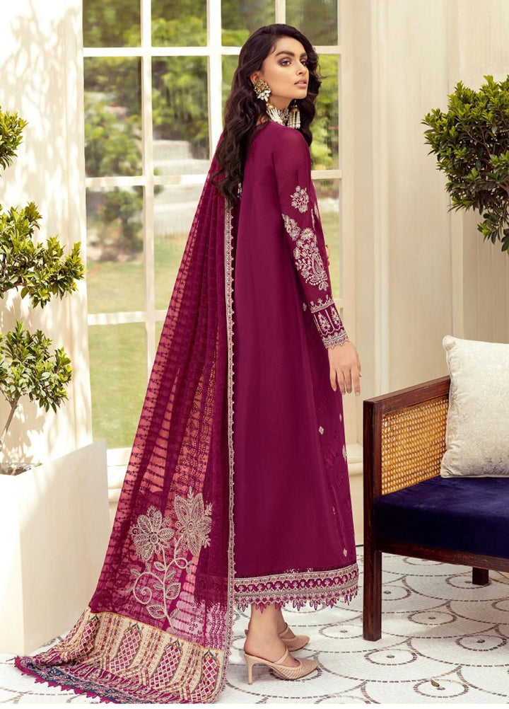 Sunheri Eid By Baroque Embroidered Lawn Suits Unstitched 3 Piece BQ21SE 04 Diba - Summer Collection