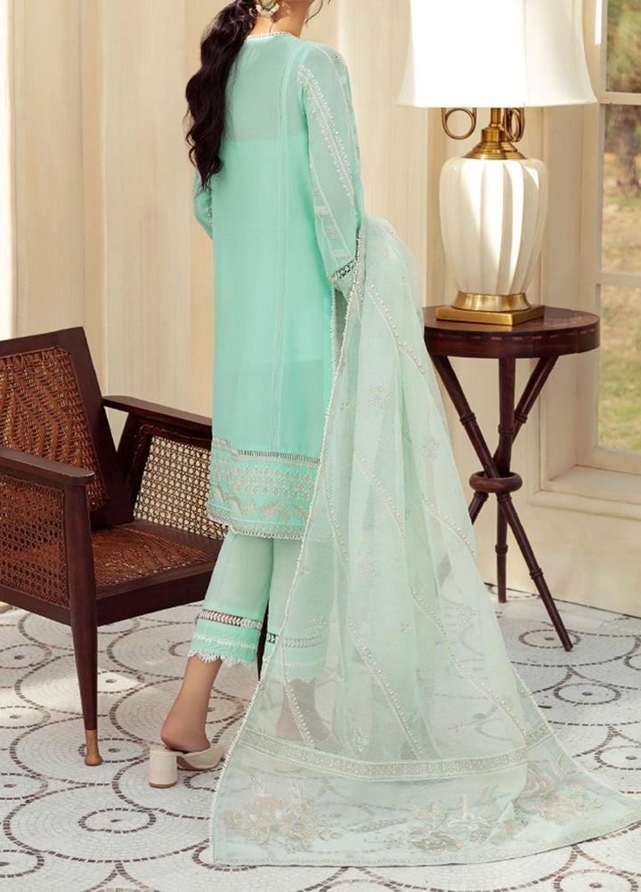 Sunheri Eid By Baroque Embroidered Lawn Suits Unstitched 3 Piece BQ21SE 05 Tanaz - Summer Collection