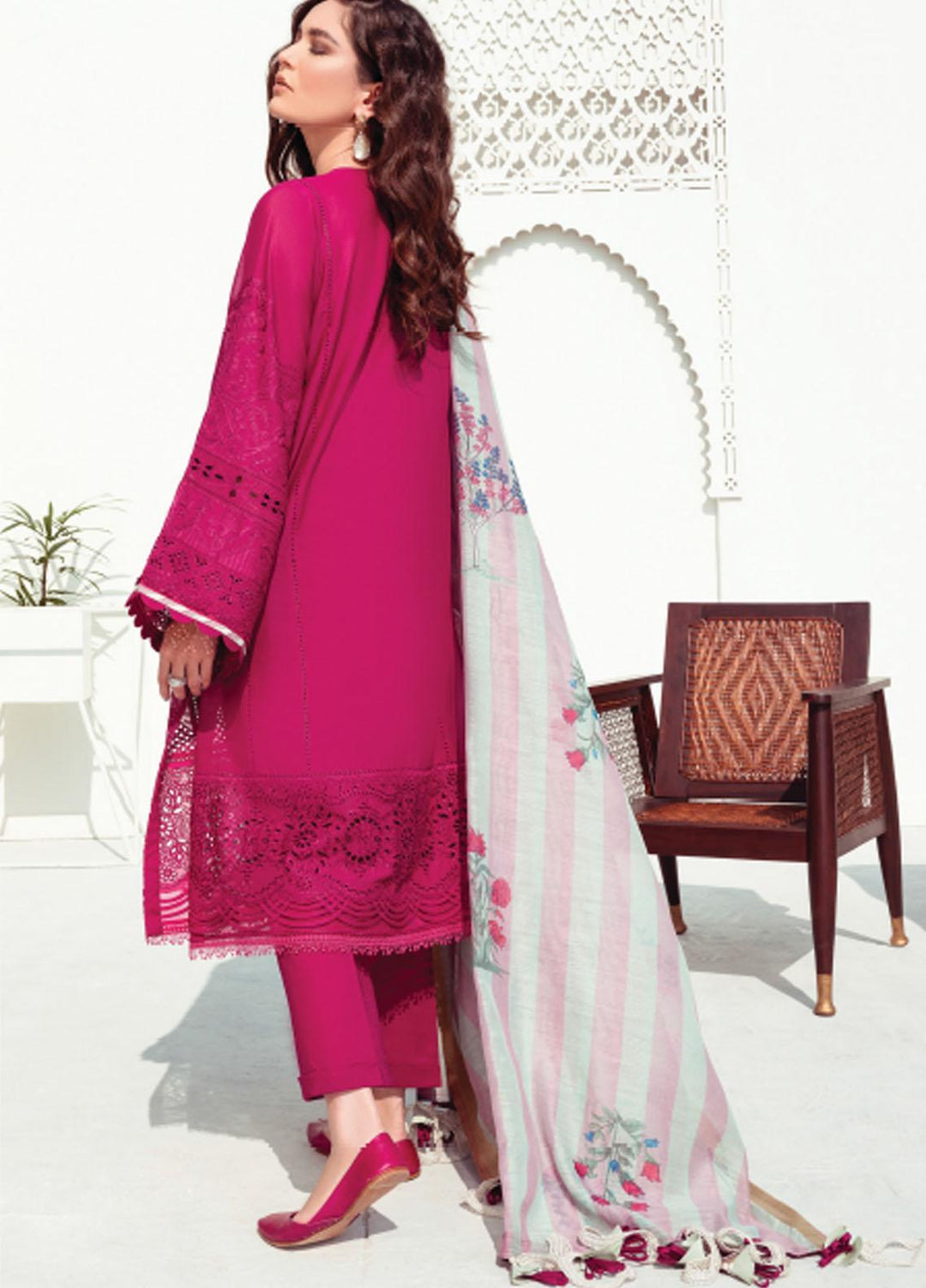 Baroque Embroidered Swiss Voile Suits Unstitched 3 Piece BQ21SV 04 Dolcetto - Summer Collection