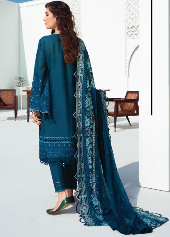 Baroque Embroidered Swiss Voile Suits Unstitched 3 Piece BQ21SV 07 Calendula - Summer Collection