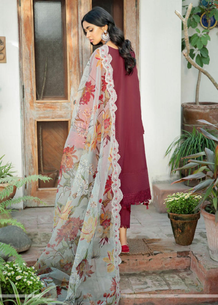 Baroque Embroidered Swiss Voile Suits Unstitched 3 Piece BQ22SV SV08-01 - Spring Collection