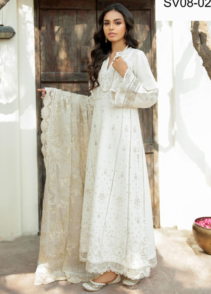 Baroque Embroidered Swiss Voile Suits Unstitched 3 Piece BQ22SV SV08-02 - Spring Collection