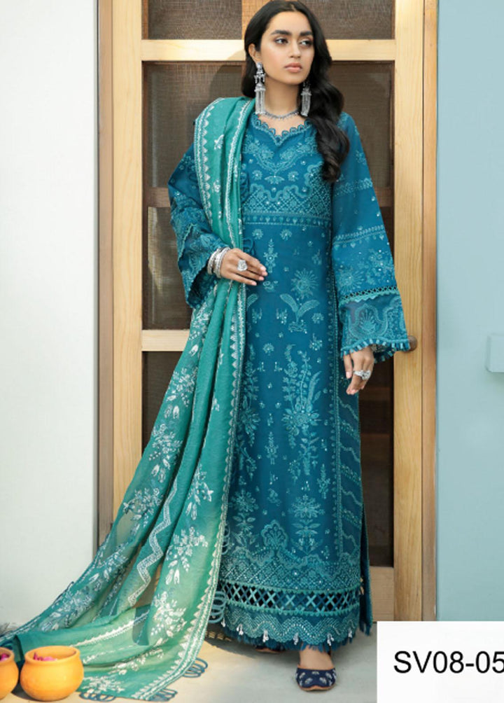 Baroque Embroidered Swiss Voile Suits Unstitched 3 Piece BQ22SV SV08-05 - Spring Collection