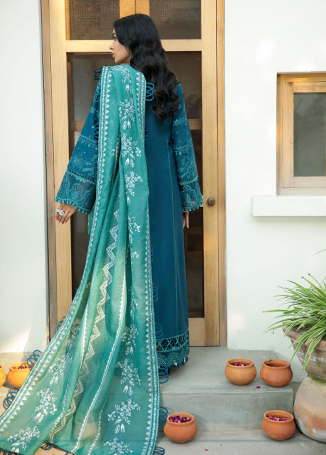 Baroque Embroidered Swiss Voile Suits Unstitched 3 Piece BQ22SV SV08-05 - Spring Collection