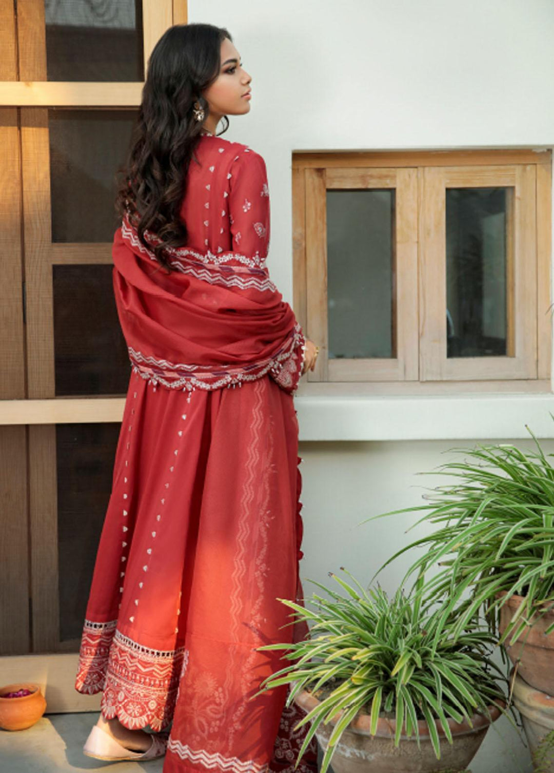 Baroque Embroidered Swiss Voile Suits Unstitched 3 Piece BQ22SV SV08-06 - Spring Collection