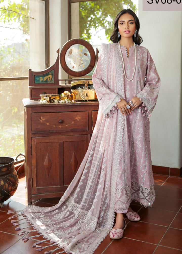 Baroque Embroidered Swiss Voile Suits Unstitched 3 Piece BQ22SV SV08-08 - Spring Collection