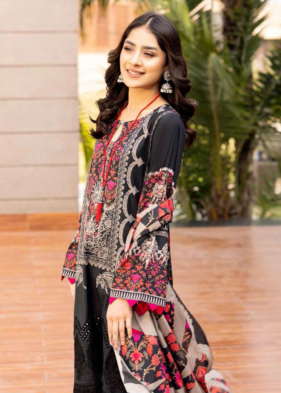 Basant By Charizma Embroidered Lawn Suits Unstitched 3 Piece CRZ23B CBL-01 - Summer Collection