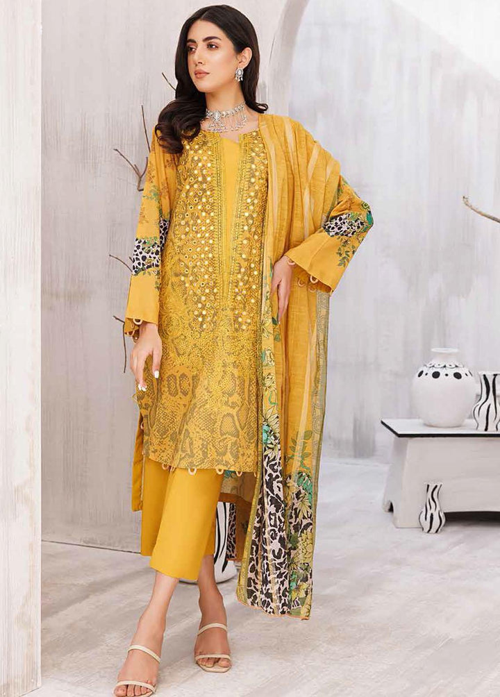 Basant By Charizma Embroidered Lawn Suits Unstitched 3 Piece CRZ23B CBL-03 - Summer Collection