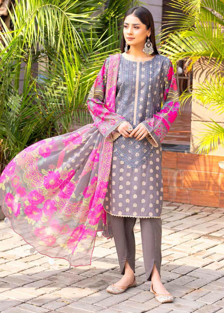 Basant By Charizma Embroidered Lawn Suits Unstitched 3 Piece CRZ23B CBL-07 - Summer Collection