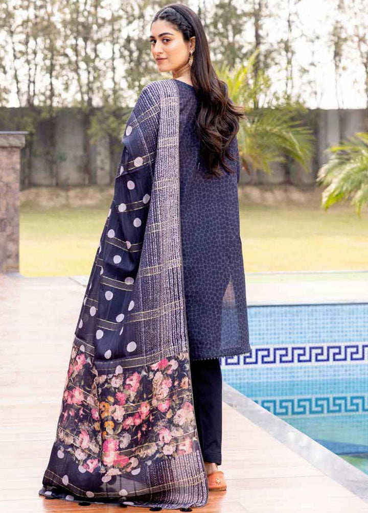Basant By Charizma Embroidered Lawn Suits Unstitched 3 Piece CRZ23B CBL-08 - Summer Collection