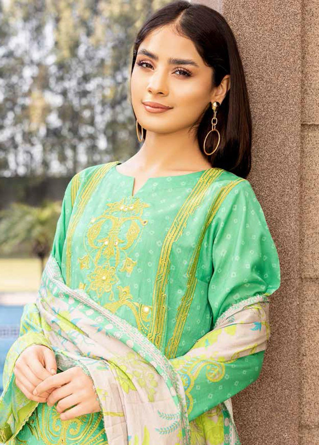 Basant By Charizma Embroidered Lawn Suits Unstitched 3 Piece CRZ23B CBL-09 - Summer Collection