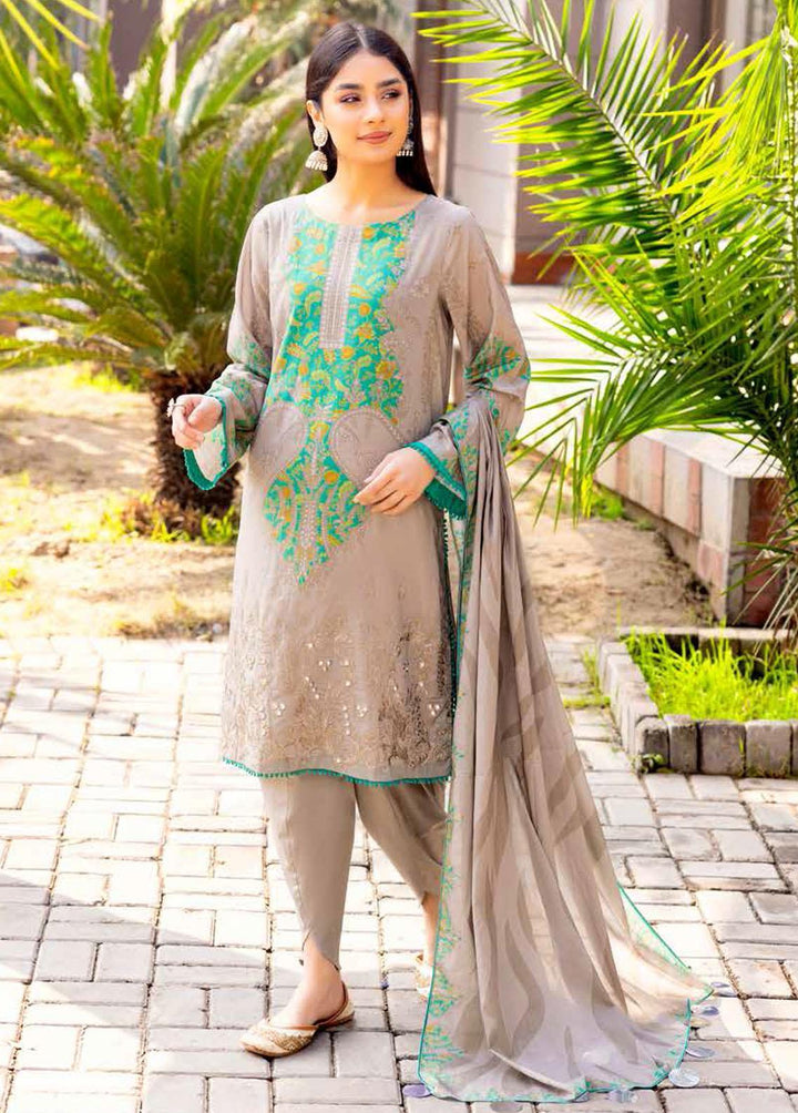 Basant By Charizma Embroidered Lawn Suits Unstitched 3 Piece CRZ23B CBL-12 - Summer Collection