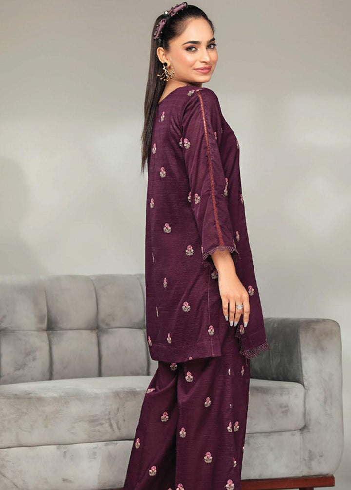 Basics By Aalaya Embroidered Lawn Suits Unstitched 2 Piece ALY23BE D-01 - Summer Collection