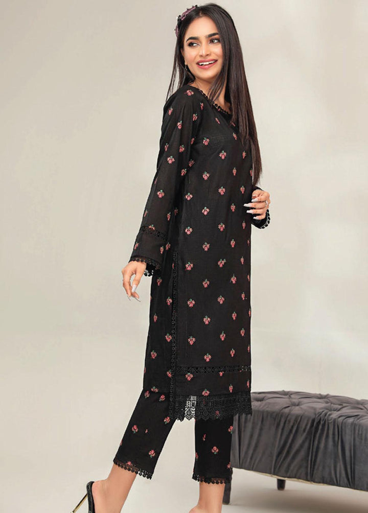 Basics By Aalaya Embroidered Lawn Suits Unstitched 2 Piece ALY23BE D-02 - Summer Collection