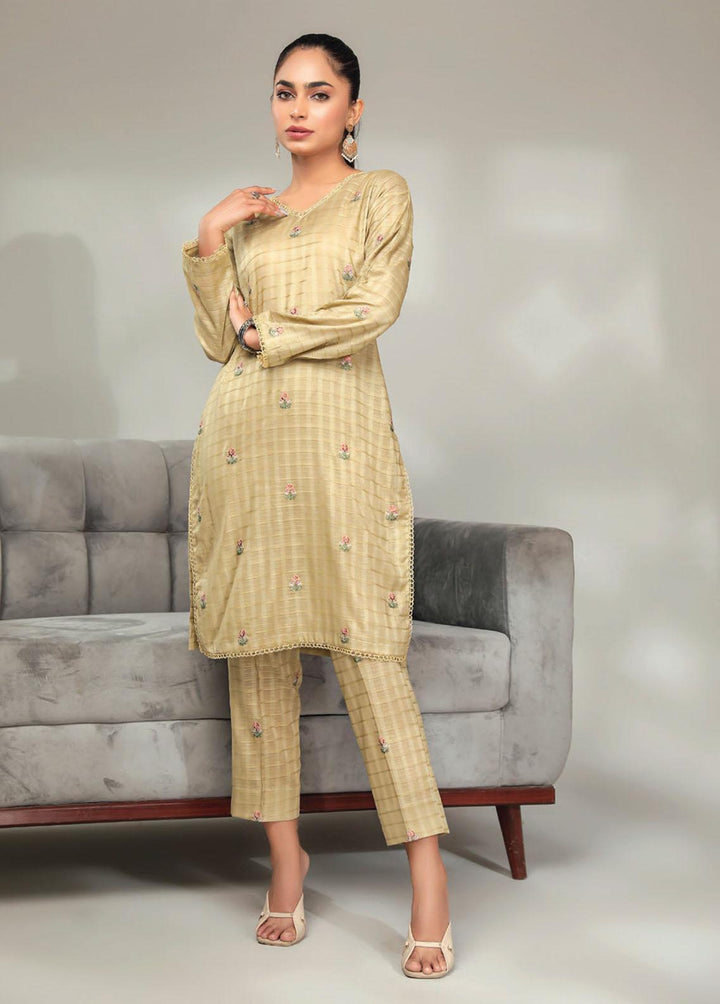 Basics By Aalaya Embroidered Lawn Suits Unstitched 2 Piece ALY23BE D-03 - Summer Collection