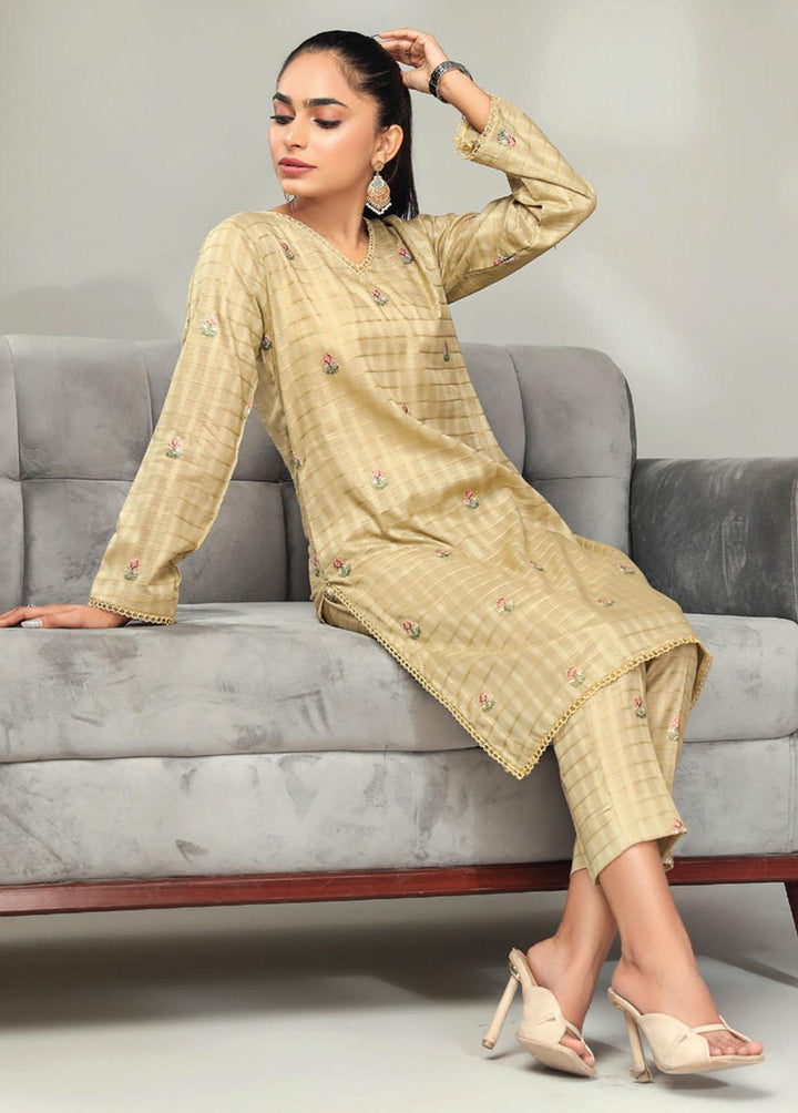 Basics By Aalaya Embroidered Lawn Suits Unstitched 2 Piece ALY23BE D-03 - Summer Collection