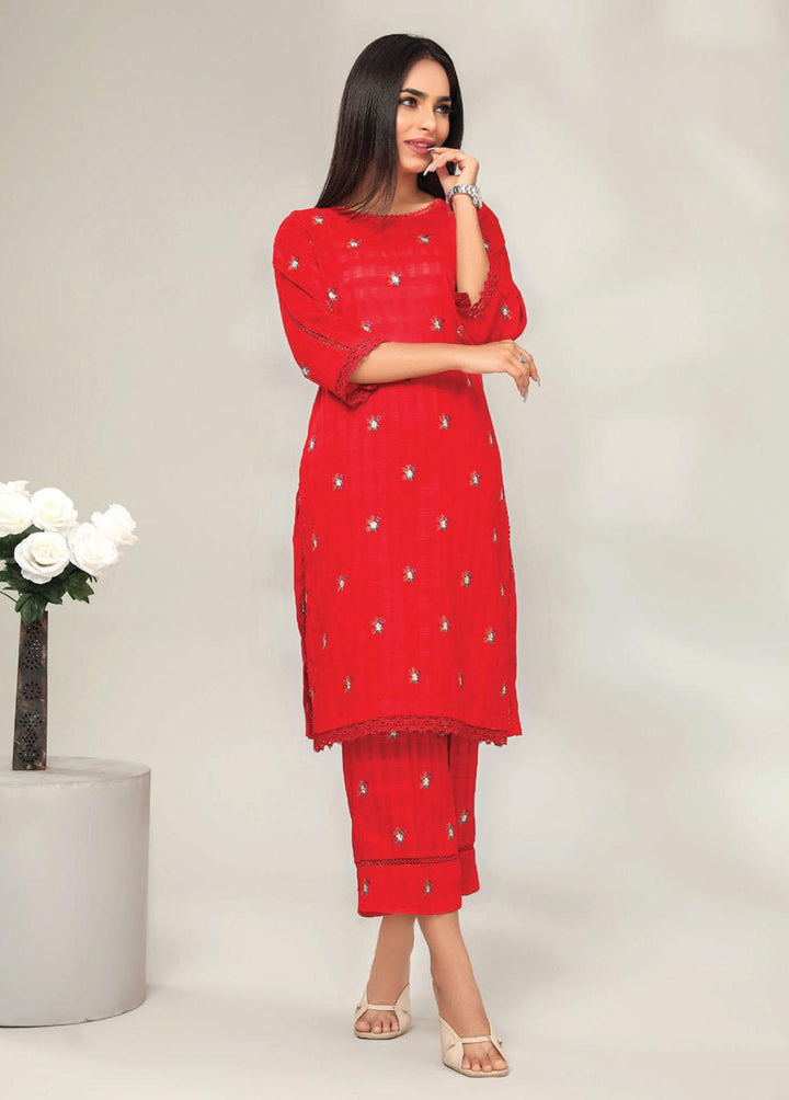 Basics By Aalaya Embroidered Lawn Suits Unstitched 2 Piece ALY23BE D-04 - Summer Collection