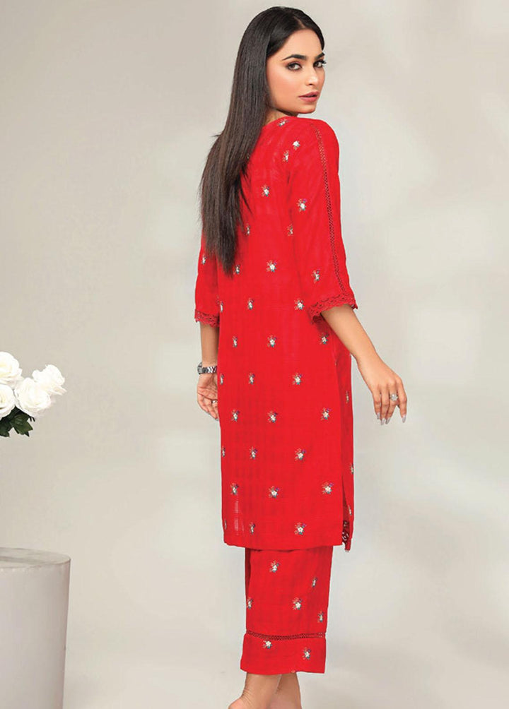 Basics By Aalaya Embroidered Lawn Suits Unstitched 2 Piece ALY23BE D-04 - Summer Collection