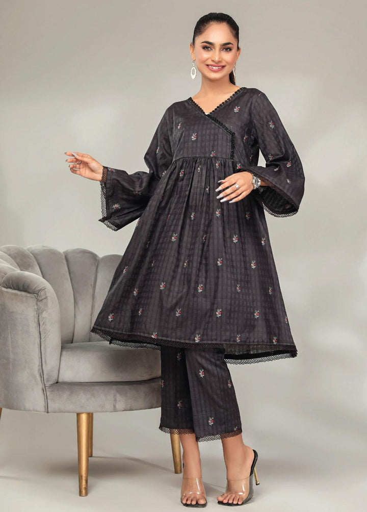 Basics By Aalaya Embroidered Lawn Suits Unstitched 2 Piece ALY23BE D-06 - Summer Collection