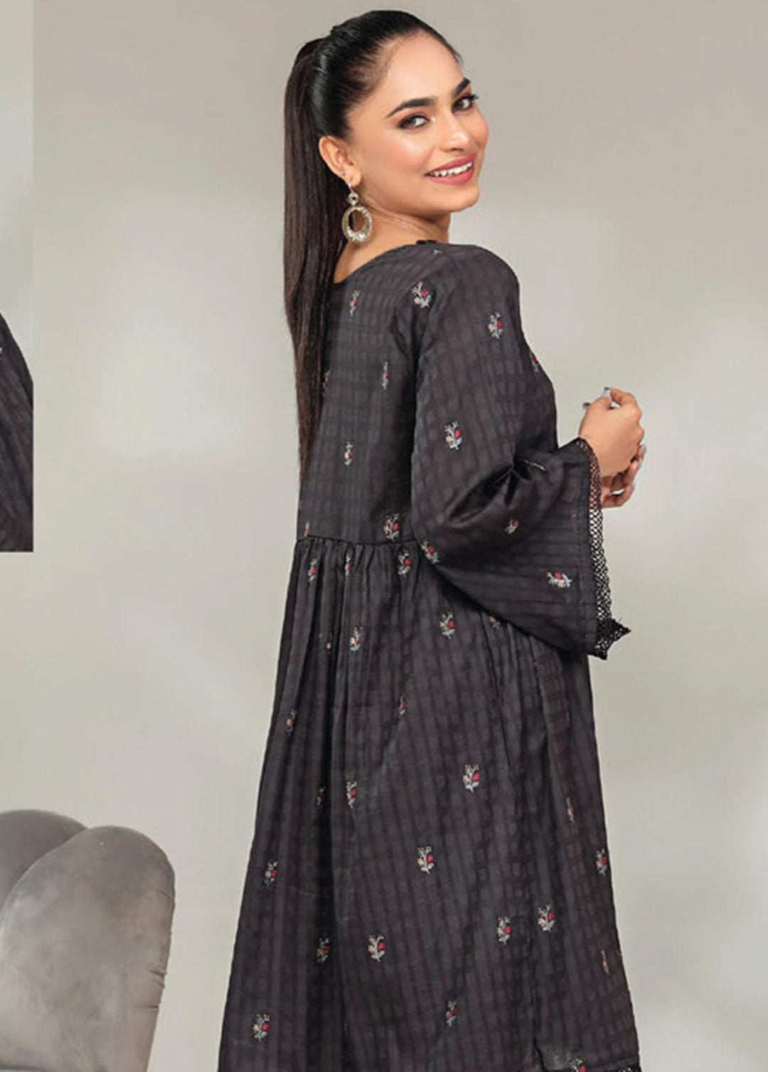 Basics By Aalaya Embroidered Lawn Suits Unstitched 2 Piece ALY23BE D-06 - Summer Collection