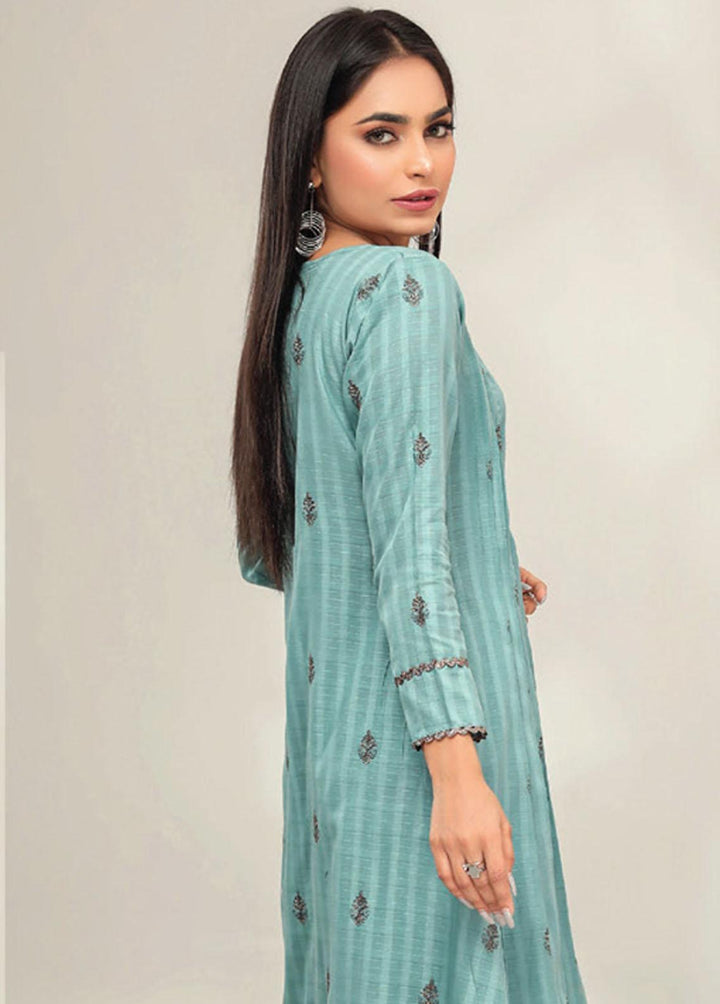 Basics By Aalaya Embroidered Lawn Suits Unstitched 2 Piece ALY23BE D-08 - Summer Collection