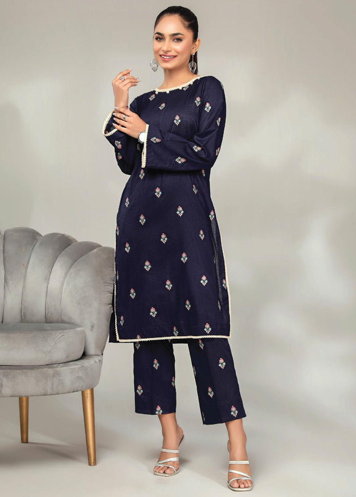 Basics By Aalaya Embroidered Lawn Suits Unstitched 2 Piece ALY23BE D-09 - Summer Collection