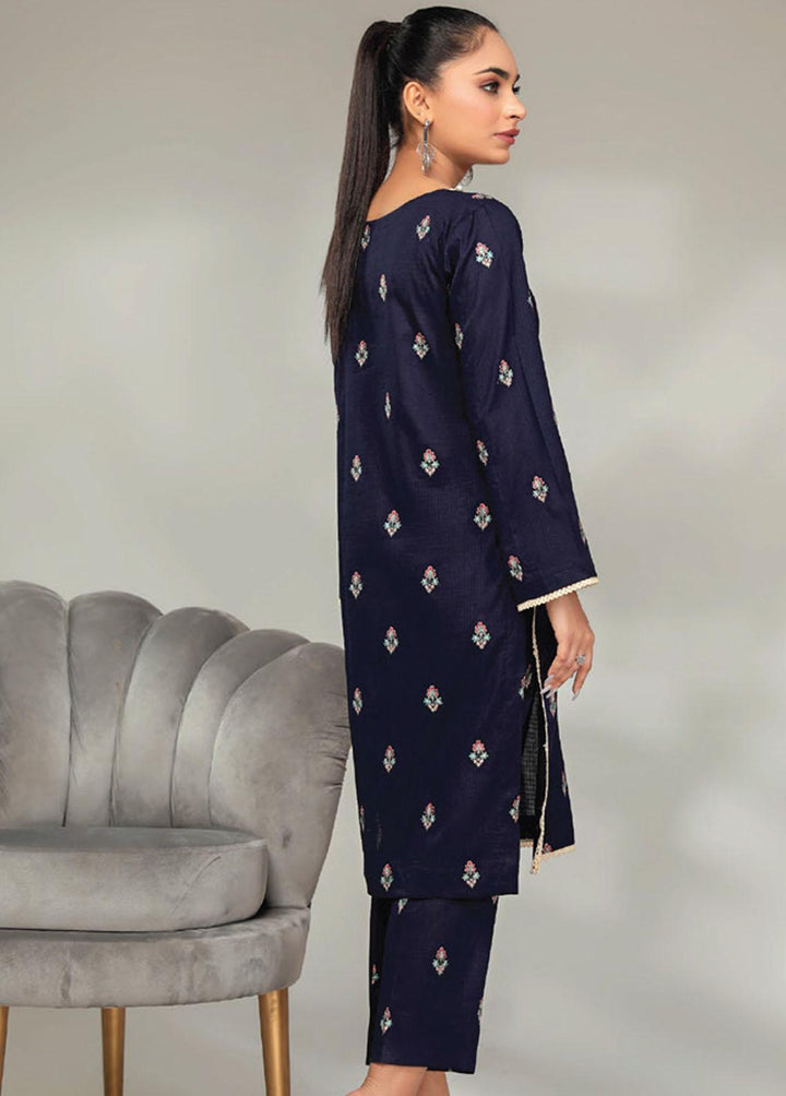 Basics By Aalaya Embroidered Lawn Suits Unstitched 2 Piece ALY23BE D-09 - Summer Collection