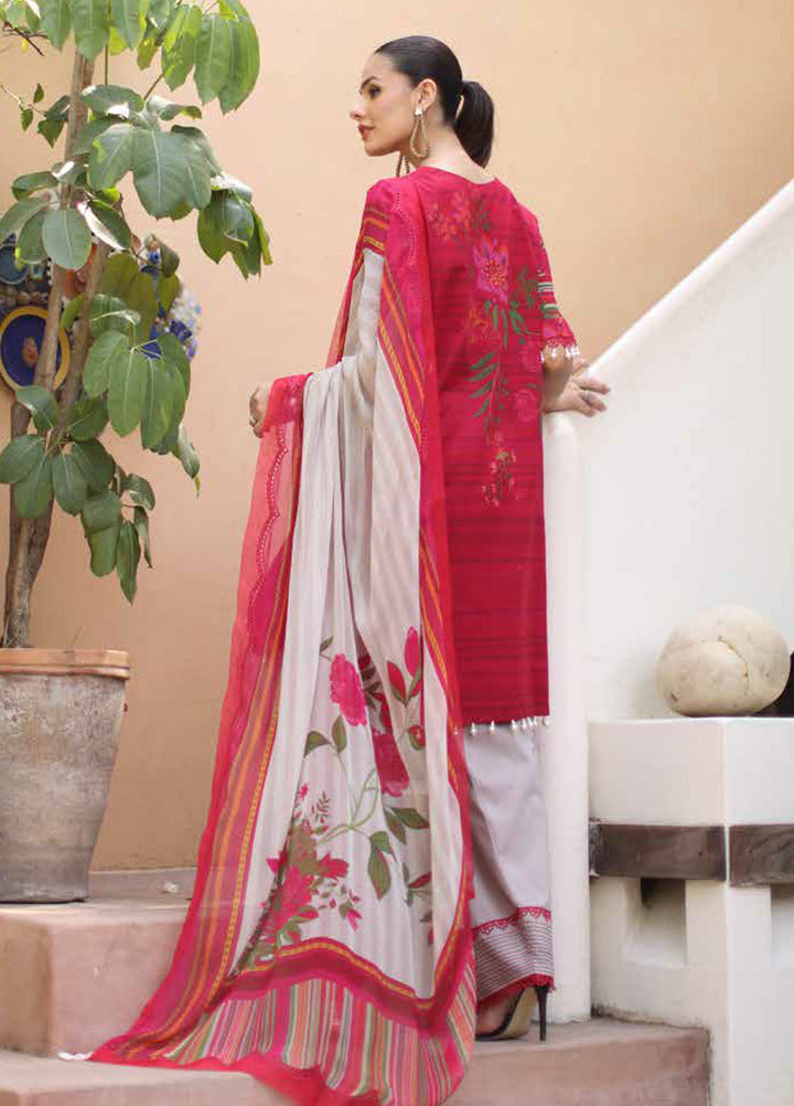 Basics by Charizma Embroidered Lawn Suits Unstitched 3 Piece CRZ25BL CB5-05 - Summer Collection