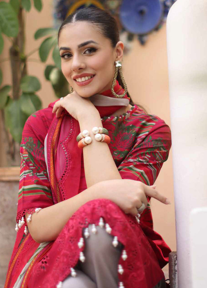 Basics by Charizma Embroidered Lawn Suits Unstitched 3 Piece CRZ25BL CB5-05 - Summer Collection