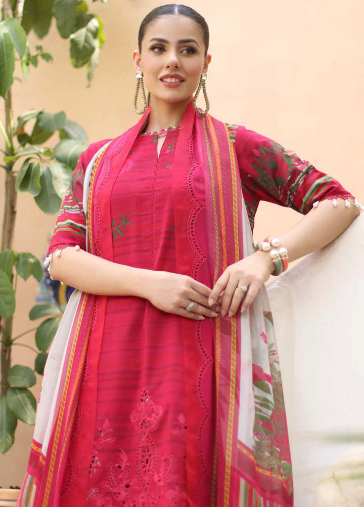 Basics by Charizma Embroidered Lawn Suits Unstitched 3 Piece CRZ25BL CB5-05 - Summer Collection