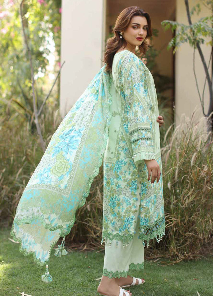Basics by Charizma Embroidered Lawn Suits Unstitched 3 Piece CRZ25BL CB5-06 - Summer Collection