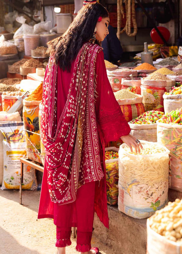 Bazaar by Nureh Chikankari Lawn Suits Unstitched 3 Piece NU24BZ NS-124 - Summer Collection