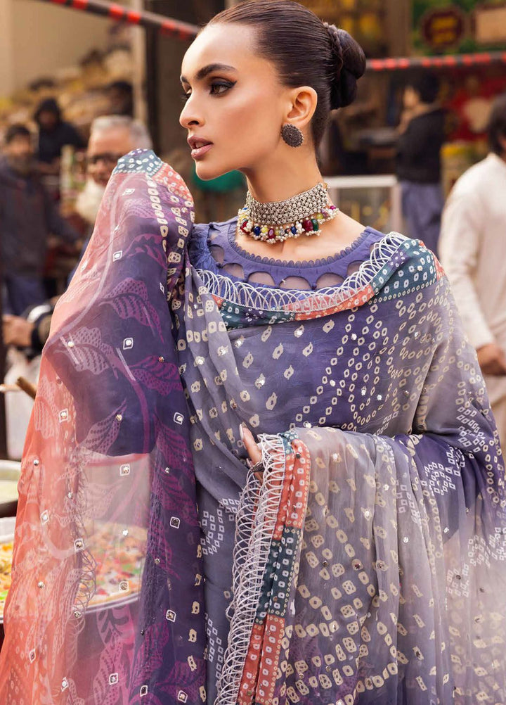 Bazaar by Nureh Chikankari Lawn Suits Unstitched 3 Piece NU24BZ NS-127 - Summer Collection