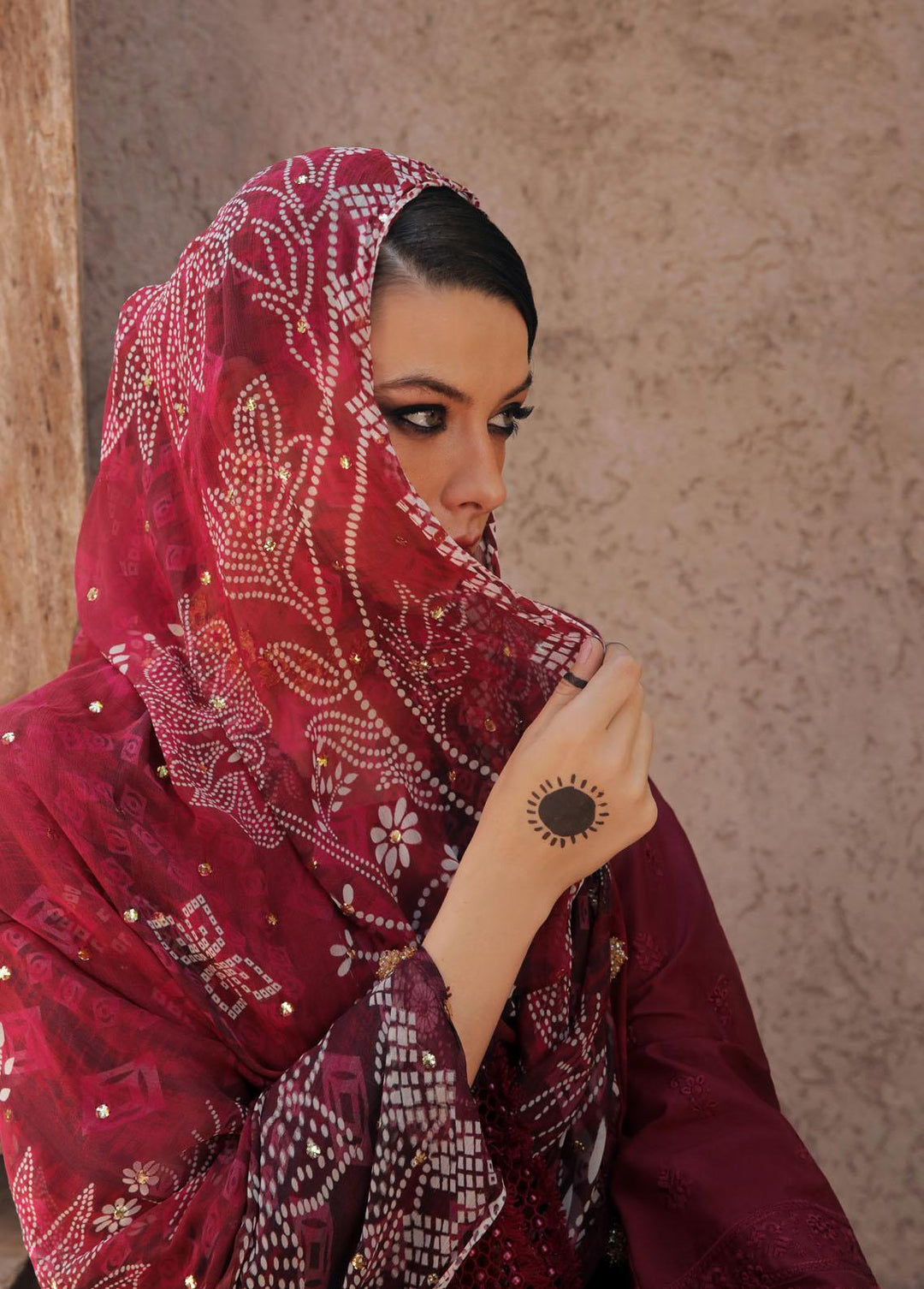 Bazaar By Nureh Embroidered Chikankari Suits Unstitched 3 Piece NU23CK NDS-80 - Summer Collection