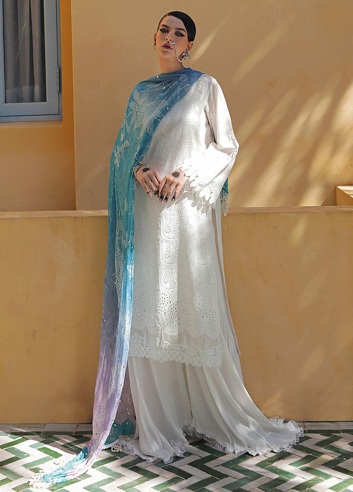 Bazaar By Nureh Embroidered Chikankari Suits Unstitched 3 Piece NU23CK NDS-81 - Summer Collection