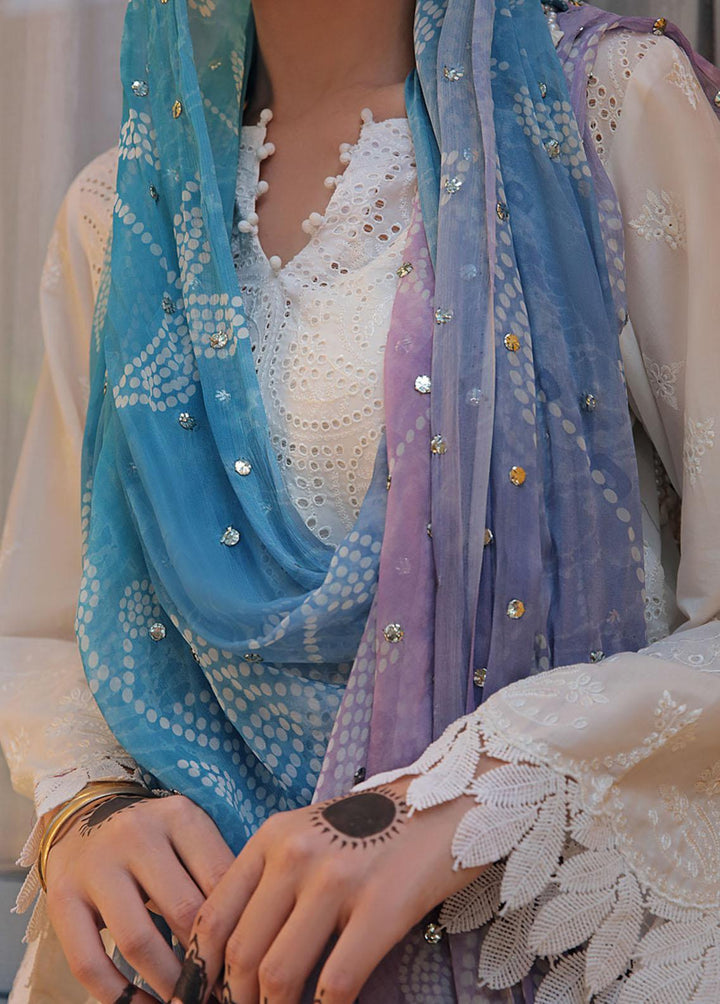 Bazaar By Nureh Embroidered Chikankari Suits Unstitched 3 Piece NU23CK NDS-81 - Summer Collection