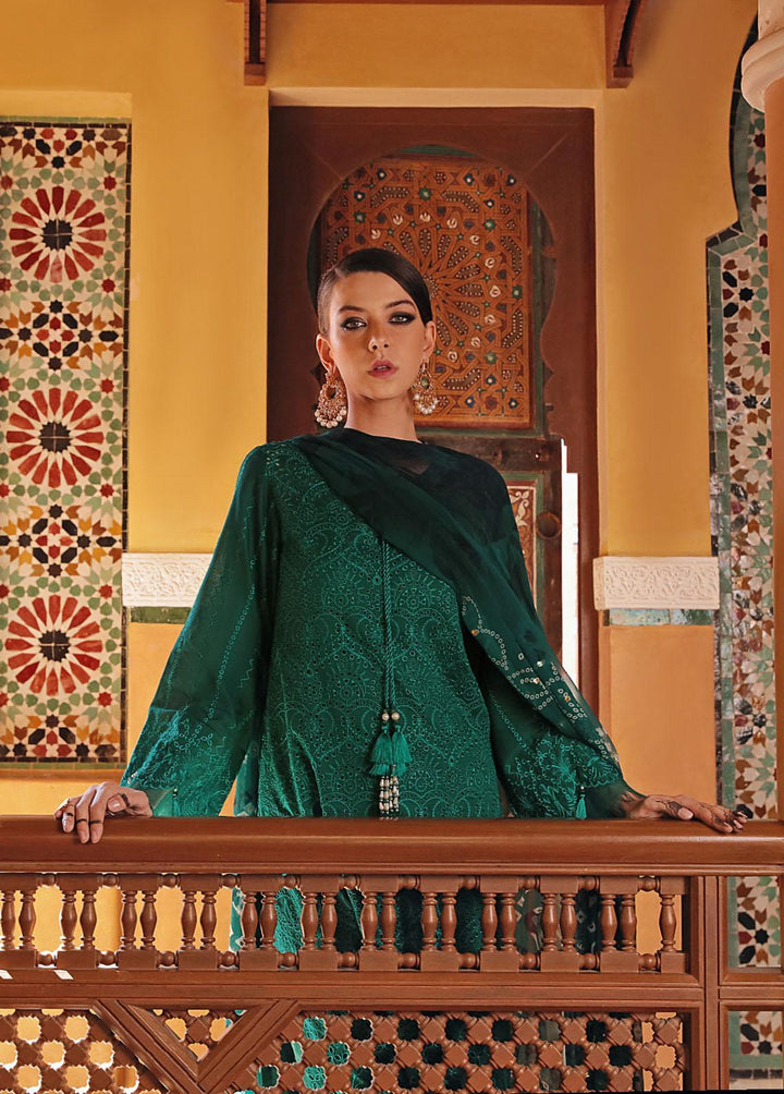 Bazaar By Nureh Embroidered Chikankari Suits Unstitched 3 Piece NU23CK NDS-82 - Summer Collection