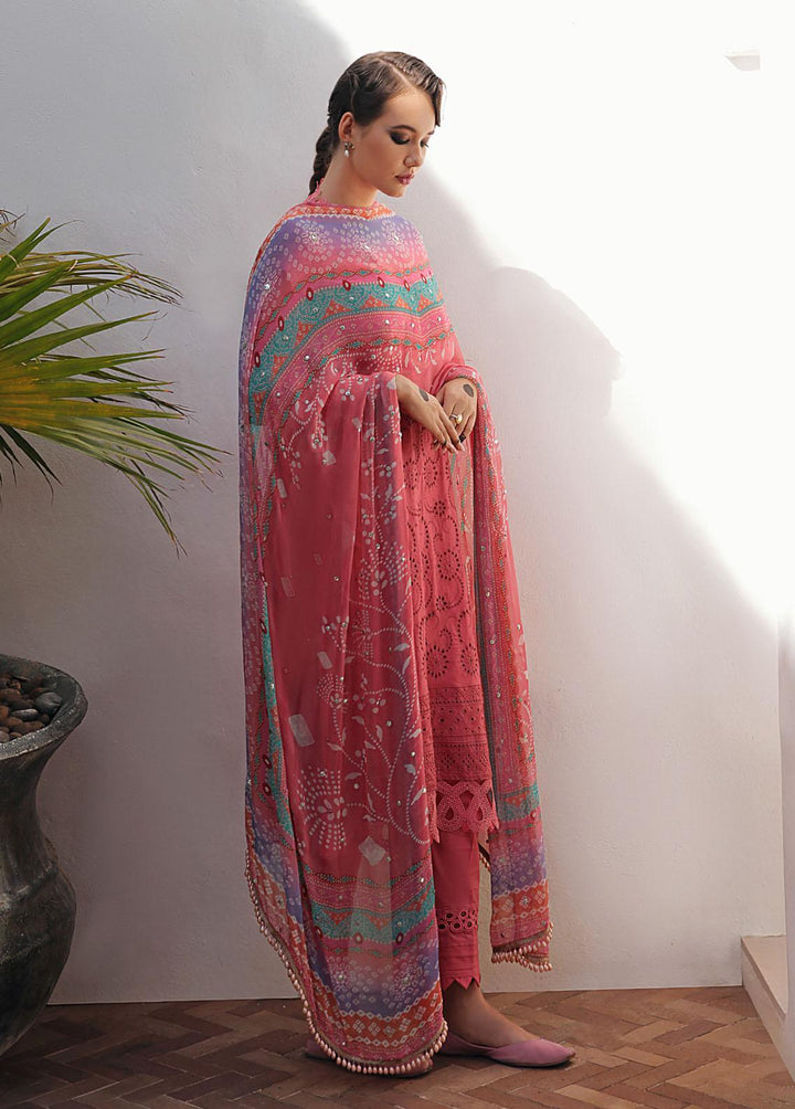 Bazaar By Nureh Embroidered Chikankari Suits Unstitched 3 Piece NU23CK NDS-83 - Summer Collection