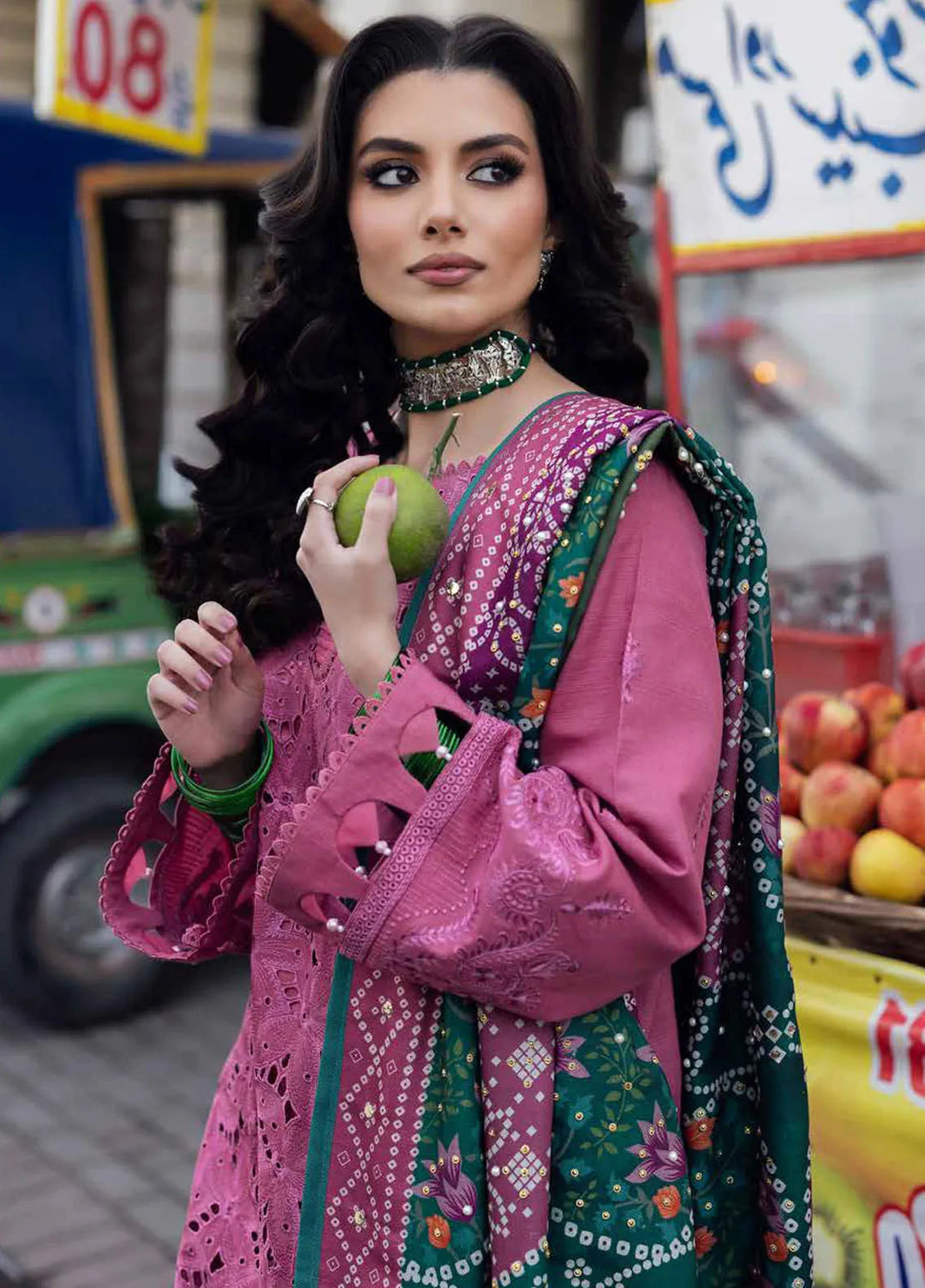 Bazaar By Nureh Embroidered Chikankari Khaddar Suit Unstitched 4 Piece Suit NU24CW NE-113 - Winter Collection