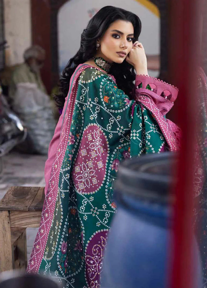 Bazaar By Nureh Embroidered Chikankari Khaddar Suit Unstitched 4 Piece Suit NU24CW NE-113 - Winter Collection
