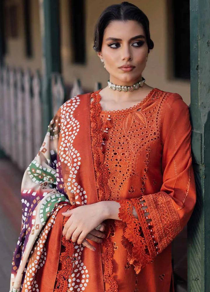 Bazaar By Nureh Embroidered Chikankari Khaddar Suit Unstitched 4 Piece Suit NU24CW NE-116 - Winter Collection