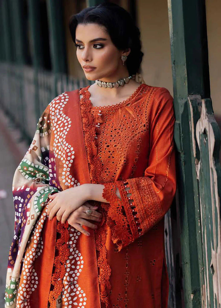 Bazaar By Nureh Embroidered Chikankari Khaddar Suit Unstitched 4 Piece Suit NU24CW NE-116 - Winter Collection