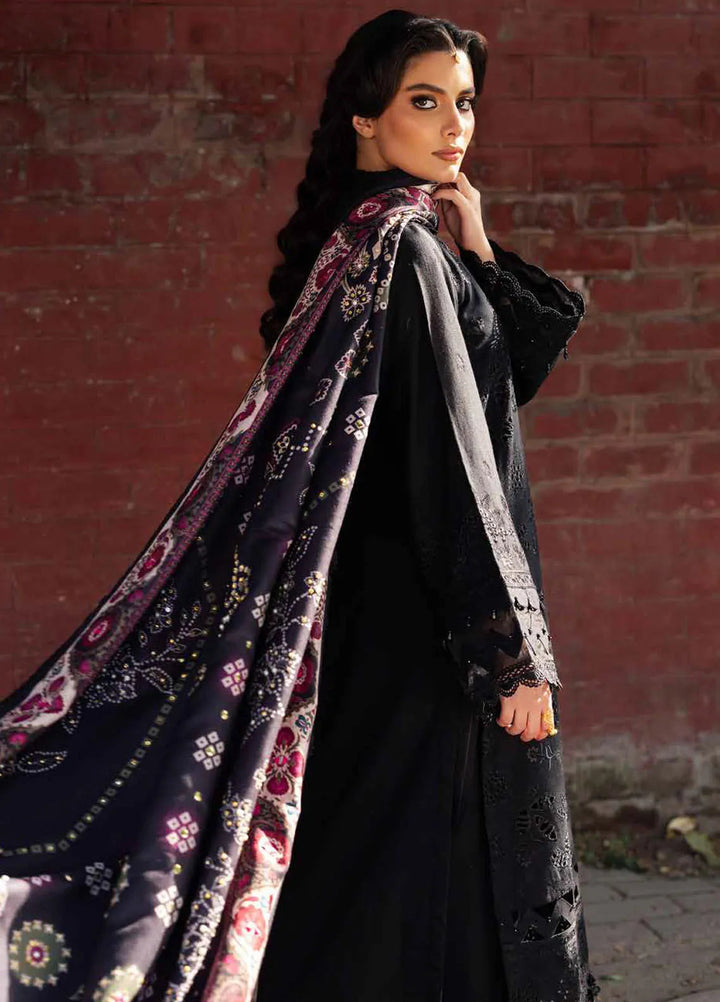 Bazaar By Nureh Embroidered Chikankari Khaddar Suit Unstitched 4 Piece Suit NU24CW NE-117 - Winter Collection