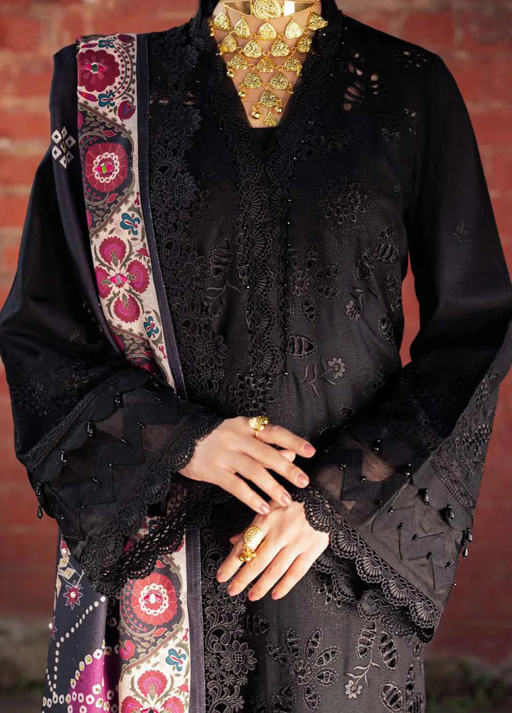 Bazaar By Nureh Embroidered Chikankari Khaddar Suit Unstitched 4 Piece Suit NU24CW NE-117 - Winter Collection